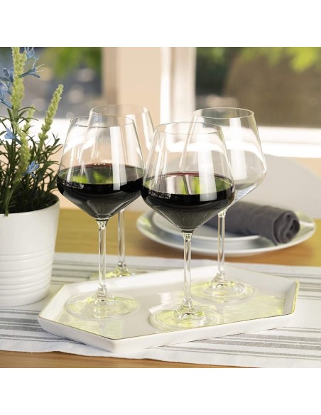 Spiegelau Style Burgundy Glass Set of 4