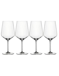 Bicchieri Vino Rosso in Cristallo Style Set da 4