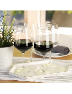Bicchieri Vino Rosso in Cristallo Style Set da 4 2