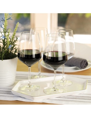 Bicchieri Vino Rosso in Cristallo Style Set da 4