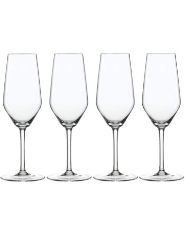 Flutes Champagne in Cristallo Style Set da 4