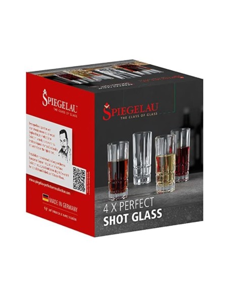 Bicchierini da Liquore in Cristallo Set da 4 Perfect Serve 