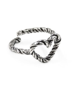 Anello in Argento Cordoncino Cuore