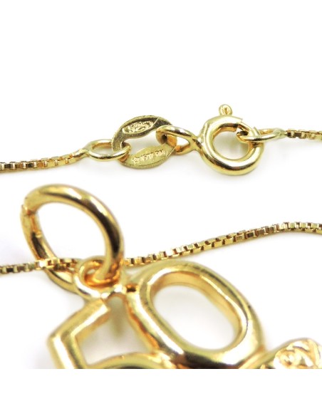 Gold Plated 925 Sterling Silver 50th Anniversary Necklace 