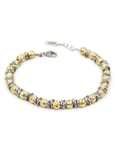 Bracciale Catena Donna in Argento 925 Rodiato Con...