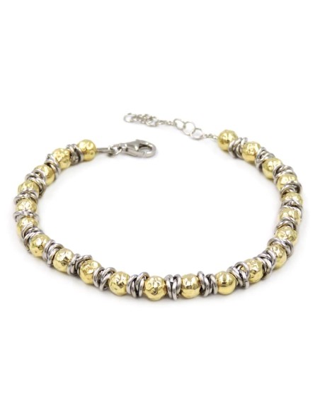 Bracciale Catena Donna in Argento 925 Rodiato Con Ciondolo Doppia Stella
