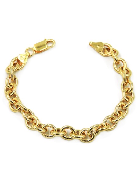 Bracciale Catena Donna in Argento 925 Rodiato Con Ciondolo Doppia Stella