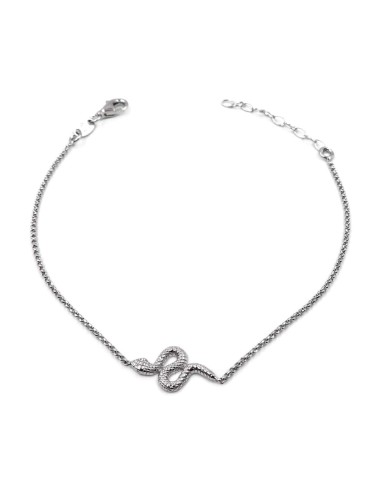 Bracciale Serpente in Argento 925 