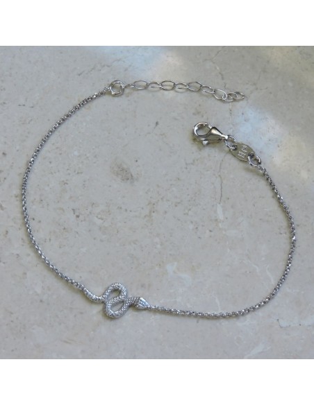 Schlangenarmband aus 925er Sterlingsilber