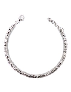 925 Sterling Silver Hammered Nuggets Bracelet  2