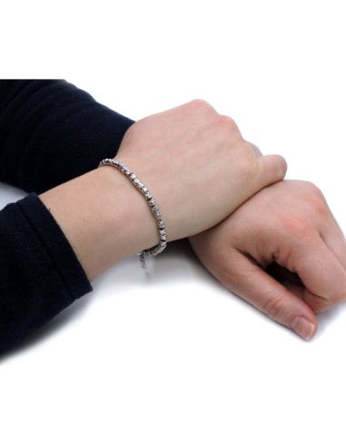 Bracciale in Argento 925 Tubetti Martellati