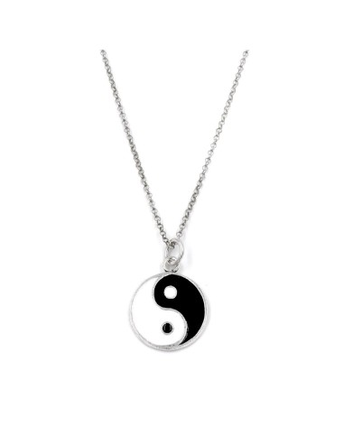 Bracciale Catena Donna in Argento 925 Rodiato con Ciondolo Doppio Cuore