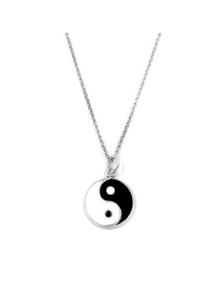 Collana  Yin Yang in Argento Smaltato
