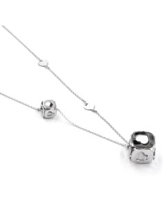 Bracciale Catena Donna in Argento 925 Rodiato con...