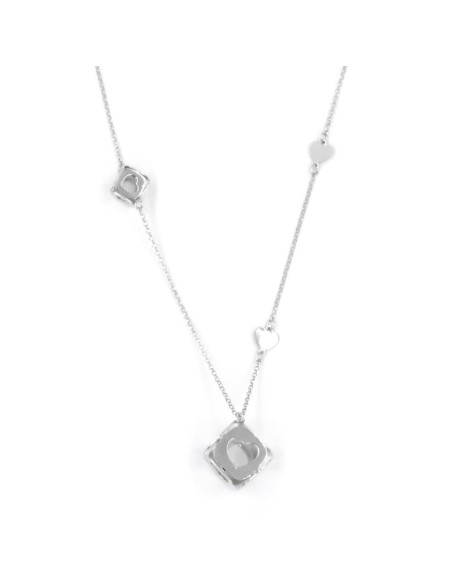 Collana Dado Cuore in Argento 925 