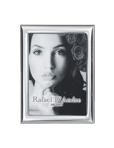 Silver Picture Frame 6 x 8'' Pearls Edges