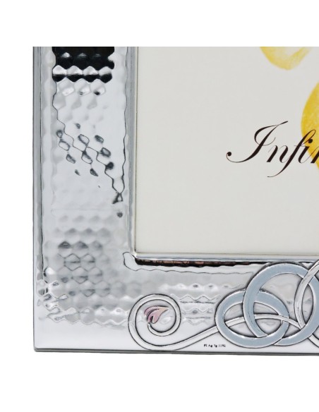 25th Anniversary Enamelled Silver Photo Frame 7x9 