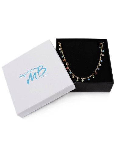 Bracciale Catena Donna in Argento 925 Rodiato...