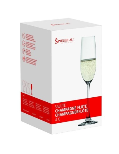 Champagne Flute Set of 4 Spiegelau Salute