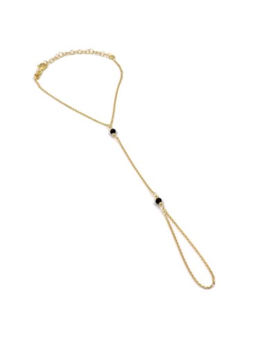 Gold Plated Sterling Silver Hand Kiss Bracelet...