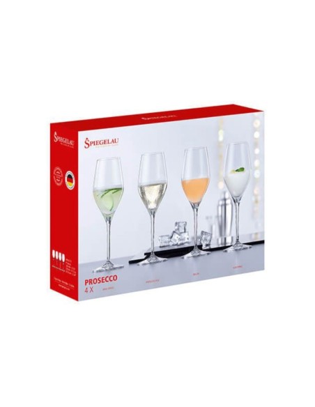 Prosecco Set of 4 Special Glasses