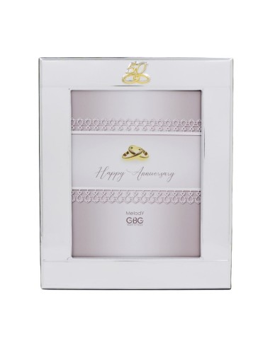 PVD Silver 50th Anniversary Photo Frame 5 x 7...