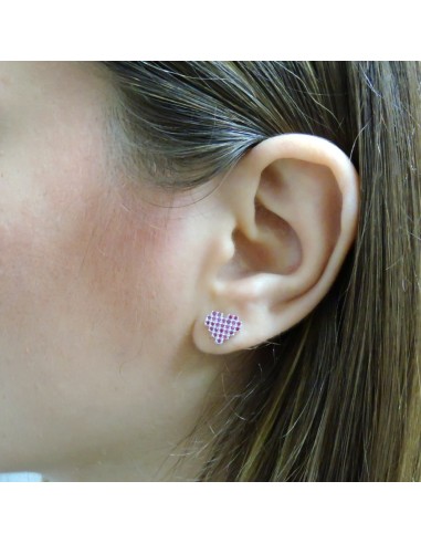 Orecchini Fiore in Argento 925 Con Zirconi...