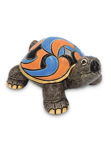 Mediterrane Schildkröte Keramikskulptur
