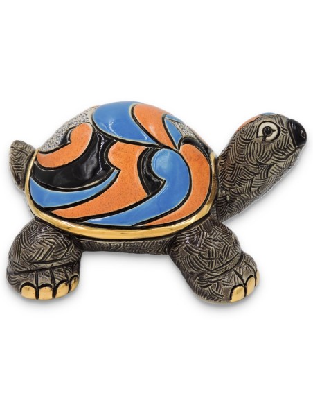 Mediterrane Schildkröte Keramikskulptur