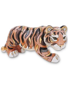 Tiger-Skulptur aus Keramik Limitierter Auflage