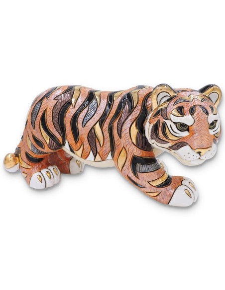 Tiger-Skulptur aus Keramik Limitierter Auflage