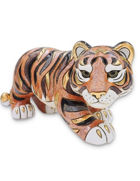 Tiger-Skulptur aus Keramik Limitierter Auflage