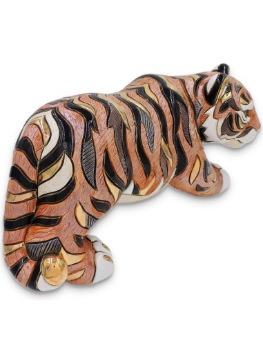 Tiger-Skulptur aus Keramik Limitierter Auflage