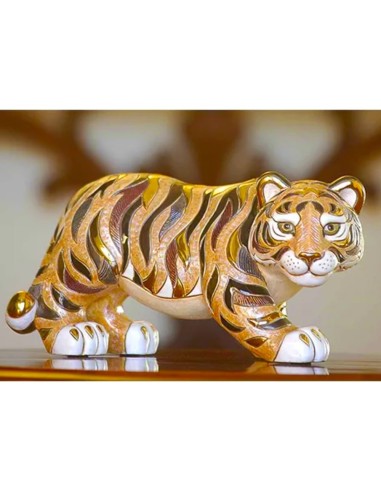 Tiger-Skulptur aus Keramik Limitierter Auflage