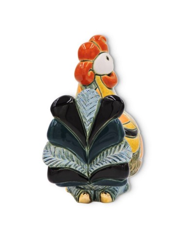 Gallina Catalana Scultura in Ceramica 