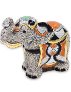 Asiatischer Elefant Keramikskulptur