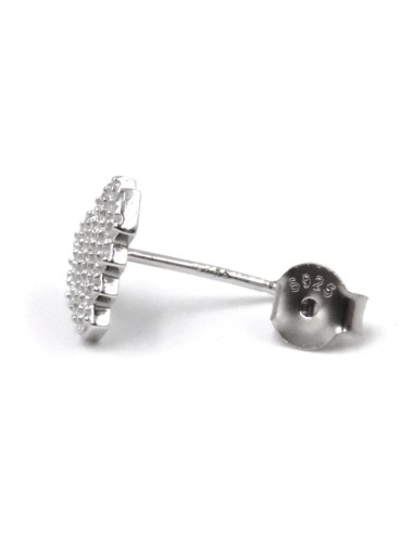 Heart Pixel Earrings made of 925 Sterling...