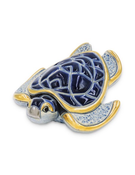 Carey Sea Turtle Ceramic Sculpture 