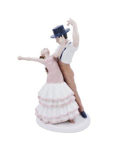 Flamenco Paar Feine Porzellanskulptur