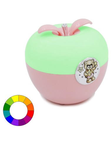 Lampada LED per Bambina Rosa con Medaglione...