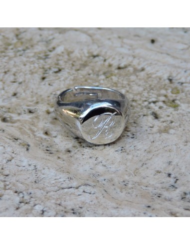 Customizable Sterling Silver Round Shaped...