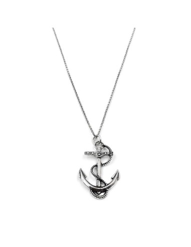 Collana con Ancora in Argento