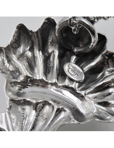 Sterling Silver Pierced Holy Heart Necklace 