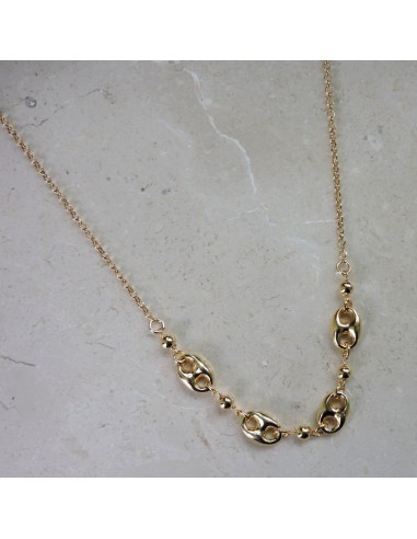 925 Sterling Silver Anchor Chain Necklace 