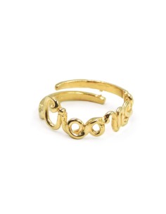 Anello Ciaone in Argento 925 Placcato Oro