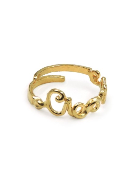 Gold Plated 925 Sterling Silver Ciaone Ring 