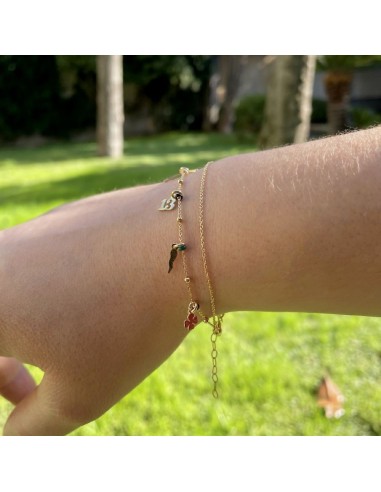 Gold Plated Sterling Silver Lucky Charms...