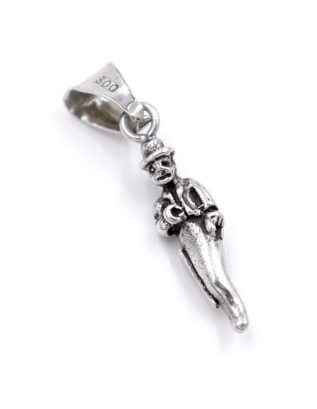 Glöckner Glücksbringer Silber Anhänger