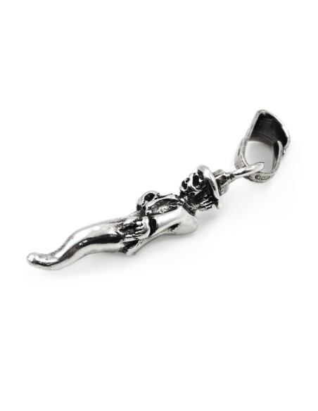 Solid Silver Lucky Hunchbacked Pendant 