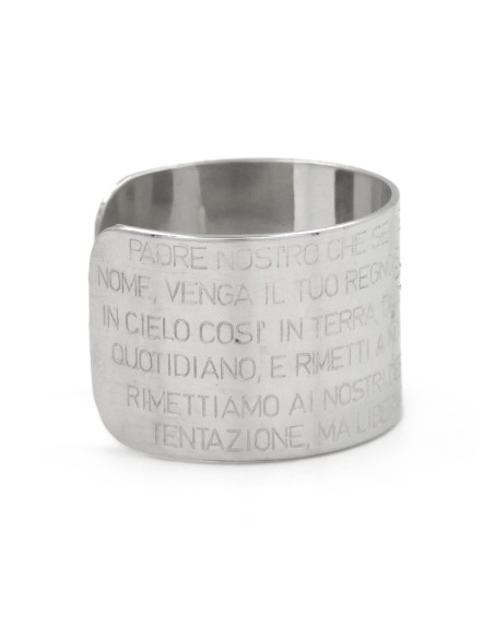 Padre Nostro Sterligsilber Bandring